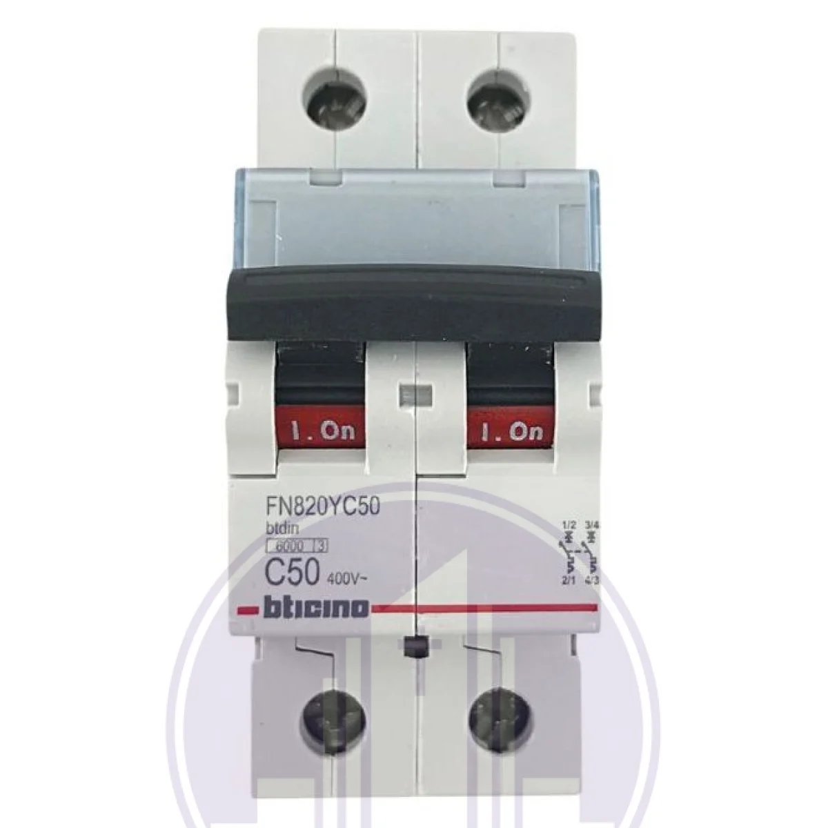 INTERRUPTOR TERMOMAGNÉTICO 2P 50A | BTICINO