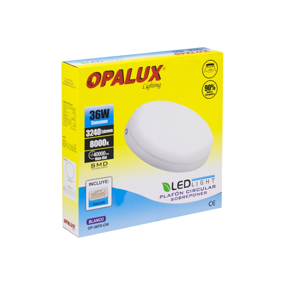 PANEL LED HIELO 36W OPALUX