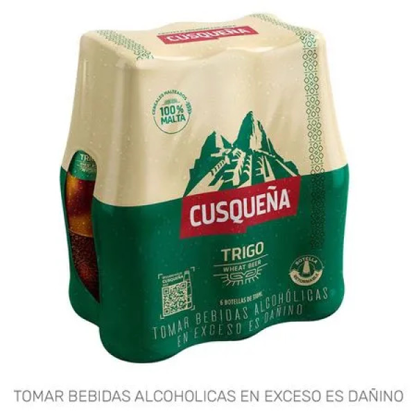 Cusqueña trigo botella pequeña 1 six