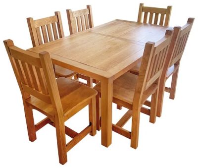 BASE DE MADERA DE 6 SILLAS MOD. LEON