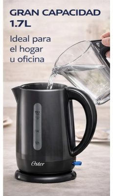 HERVIDOR PLASTICO OSTER 1.7L NEGRO