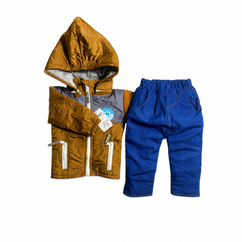 Térmico con Forro de Pima y Pantalón Jean – 2 Piezas