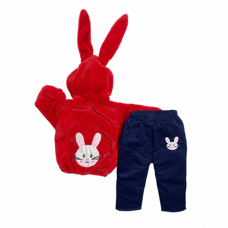 Conjunto Acolchado de Pelo de Coneja con Forro Pima y Pantalón Drill