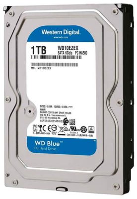 WESTERN DIGITAL Disco Duro 1TB BLUE 64MB 3.5 7200RPM - WD10EZEX