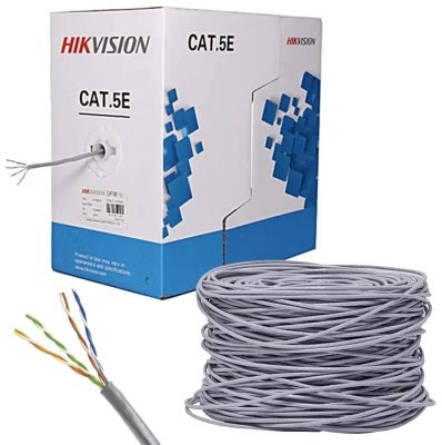 HIKVISION DS-1LN5E-E/E Cable de Red UTP Cat5E Interior Gris 305m