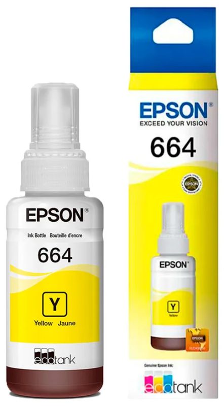 EPSON T664420-AL Botella de Tinta Amarilla 70ML