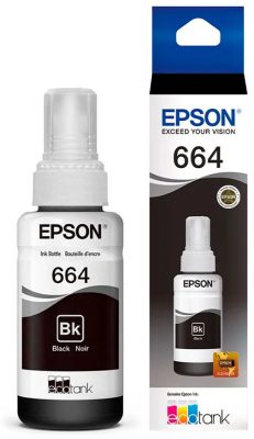 EPSON T664120-AL Botella de Tinta Negra 70ML