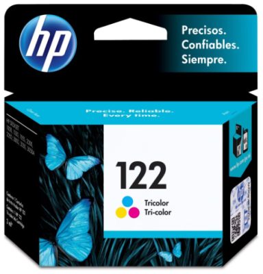 Cartucho de Tinta HP 122 Tricolor  CH561HL Deskjet 1050 2050 3050 Original