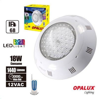 SPOT ACUATICO PARA PSICINA 18W RGB OPALUX