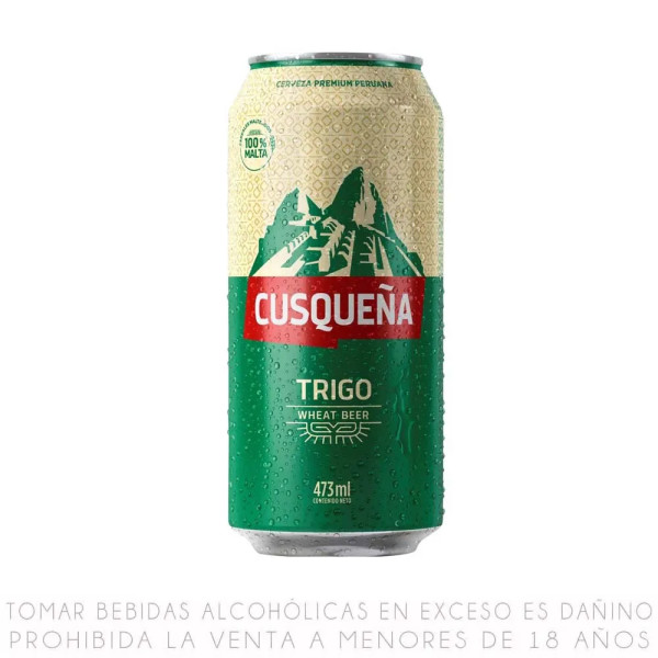 Cusqueña trigo latón 475ml unidad