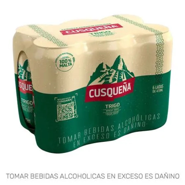 Cusqueña trigo latón 475ml 1 six