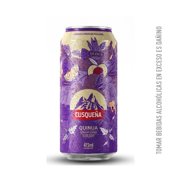 Cusqueña de quinua latón 475ml unidad