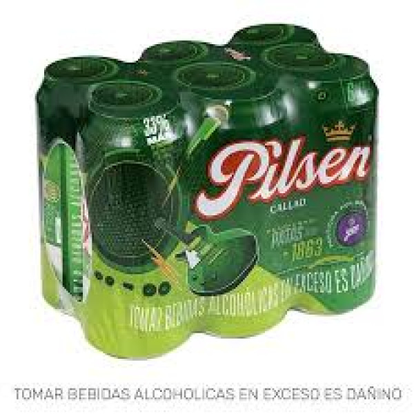 Pilsen latón 475ml 1 six