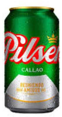 Pilsen lata 355ml  unidad
