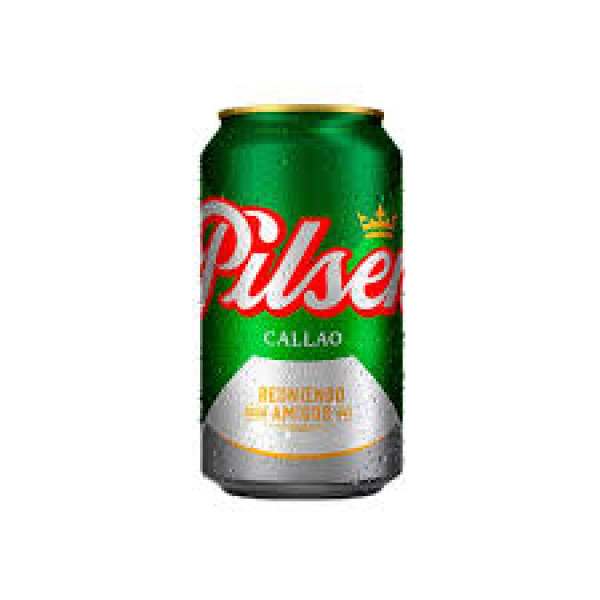 Pilsen lata 355ml  unidad